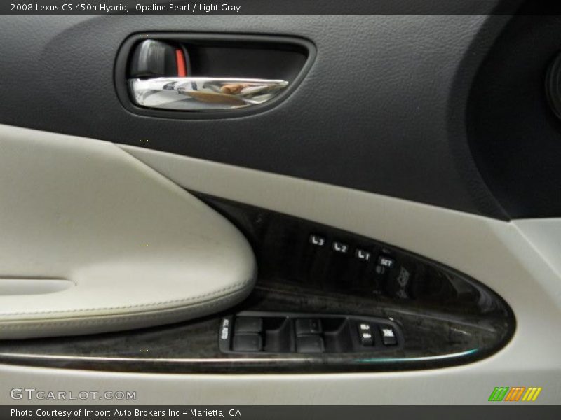 Opaline Pearl / Light Gray 2008 Lexus GS 450h Hybrid