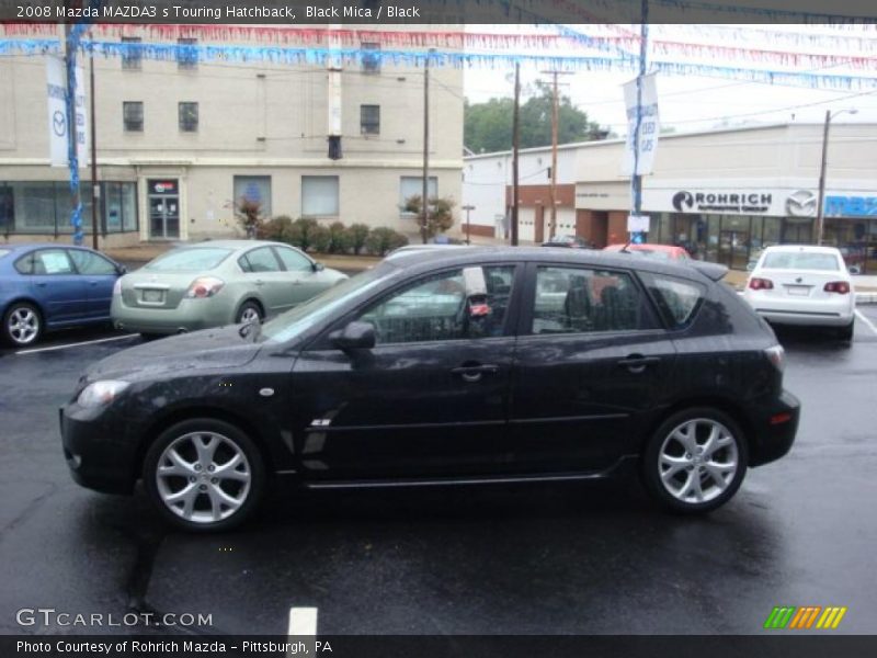 Black Mica / Black 2008 Mazda MAZDA3 s Touring Hatchback