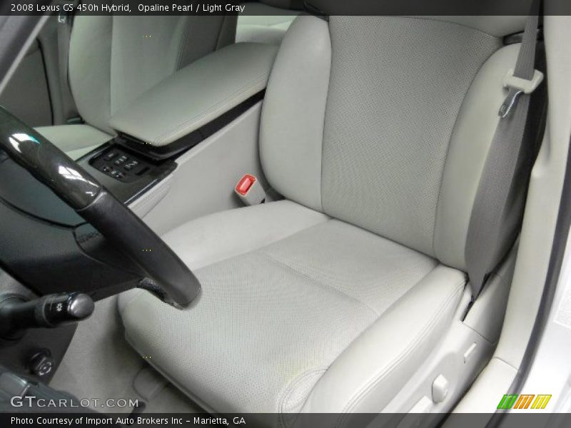 Opaline Pearl / Light Gray 2008 Lexus GS 450h Hybrid