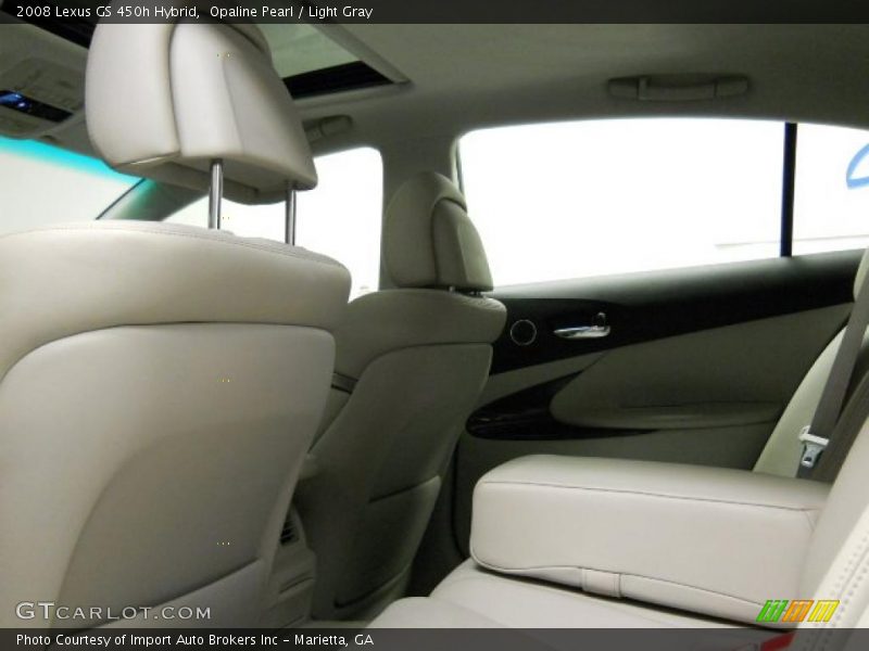 Opaline Pearl / Light Gray 2008 Lexus GS 450h Hybrid