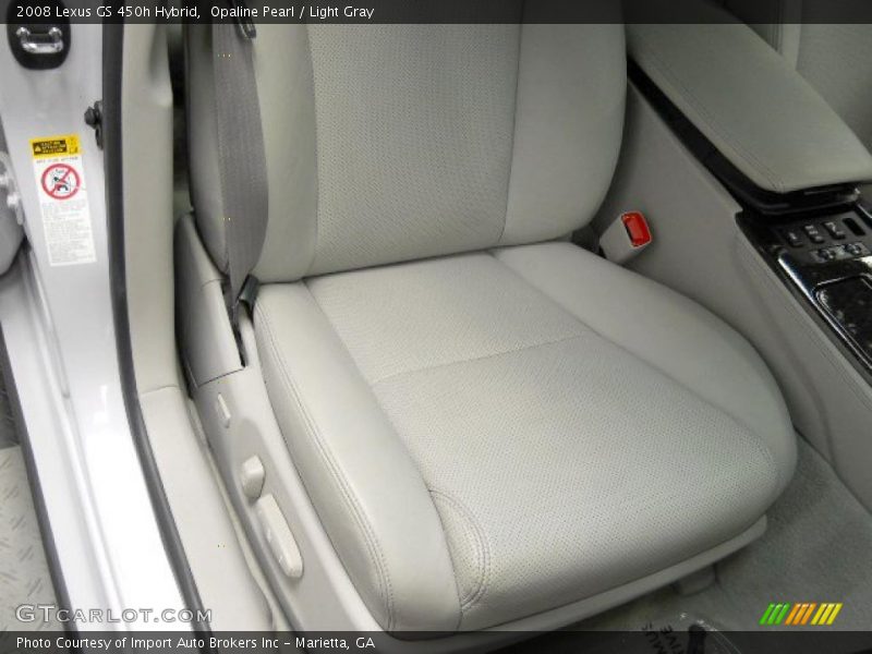 Opaline Pearl / Light Gray 2008 Lexus GS 450h Hybrid