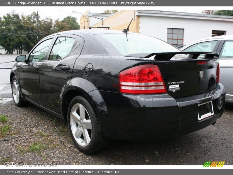 Brilliant Black Crystal Pearl / Dark Slate Gray/Light Slate Gray 2008 Dodge Avenger SXT