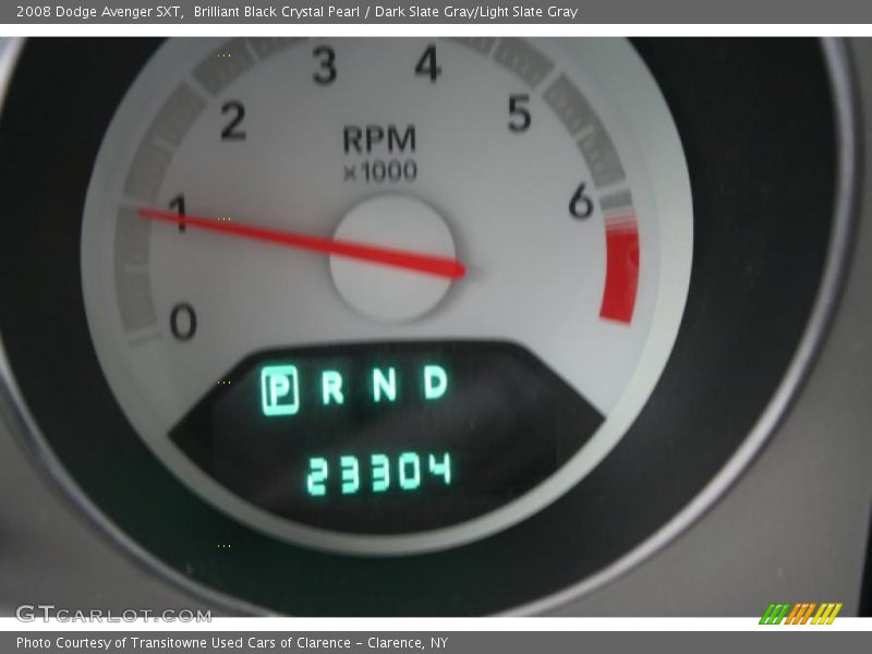 Brilliant Black Crystal Pearl / Dark Slate Gray/Light Slate Gray 2008 Dodge Avenger SXT