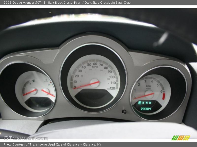 Brilliant Black Crystal Pearl / Dark Slate Gray/Light Slate Gray 2008 Dodge Avenger SXT