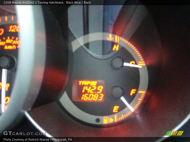 Black Mica / Black 2008 Mazda MAZDA3 s Touring Hatchback