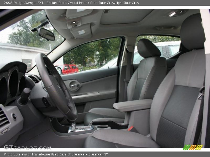 Brilliant Black Crystal Pearl / Dark Slate Gray/Light Slate Gray 2008 Dodge Avenger SXT