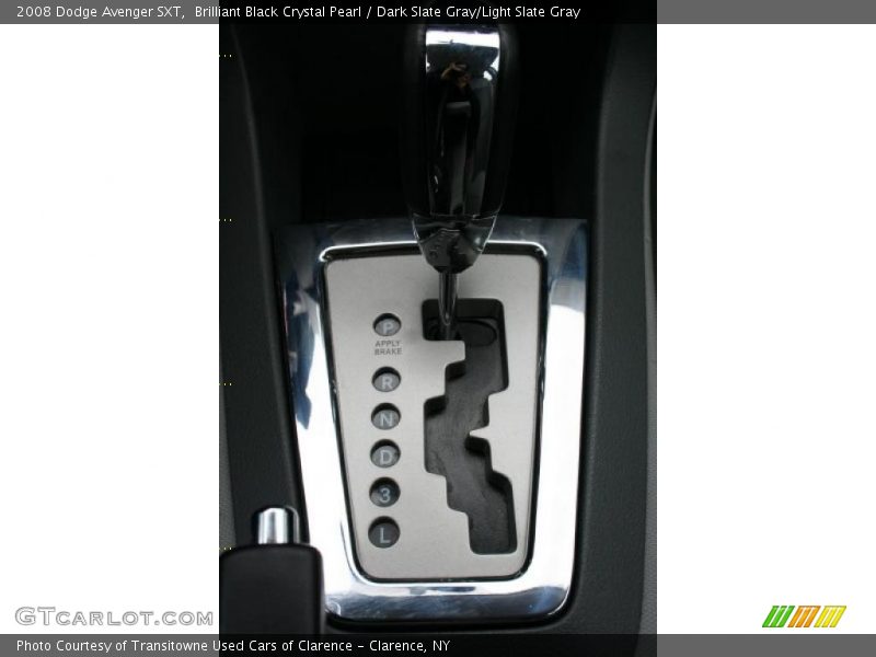 Brilliant Black Crystal Pearl / Dark Slate Gray/Light Slate Gray 2008 Dodge Avenger SXT