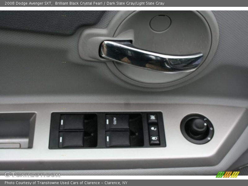 Brilliant Black Crystal Pearl / Dark Slate Gray/Light Slate Gray 2008 Dodge Avenger SXT