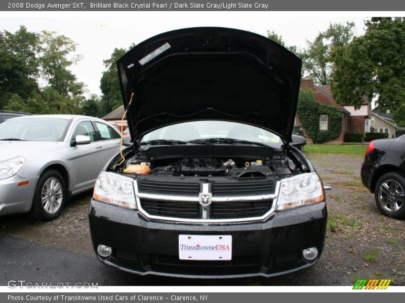 Brilliant Black Crystal Pearl / Dark Slate Gray/Light Slate Gray 2008 Dodge Avenger SXT