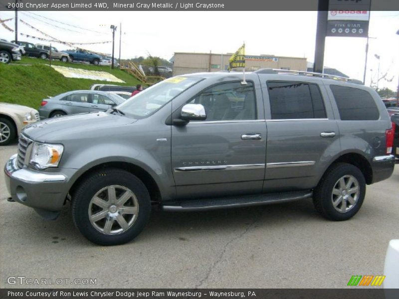 Mineral Gray Metallic / Light Graystone 2008 Chrysler Aspen Limited 4WD