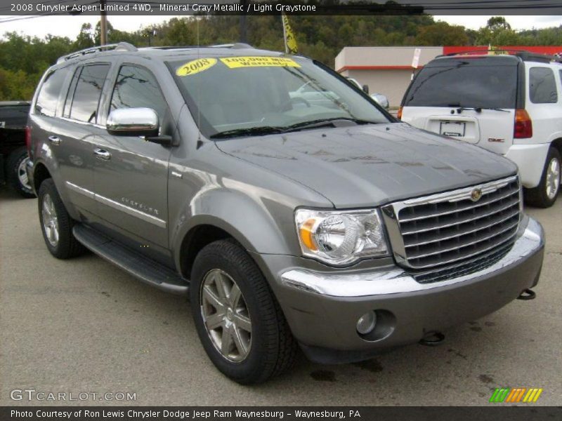 Mineral Gray Metallic / Light Graystone 2008 Chrysler Aspen Limited 4WD