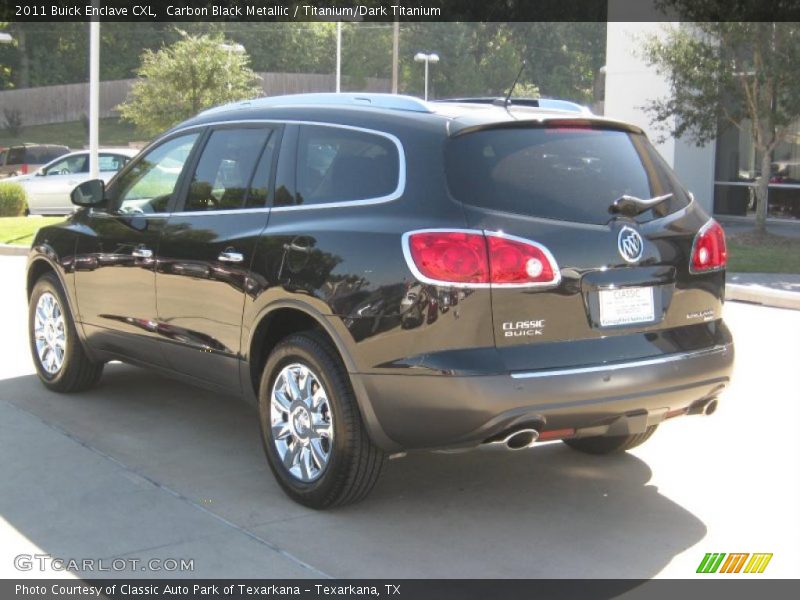 Carbon Black Metallic / Titanium/Dark Titanium 2011 Buick Enclave CXL