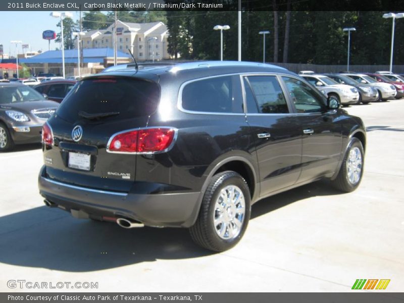 Carbon Black Metallic / Titanium/Dark Titanium 2011 Buick Enclave CXL