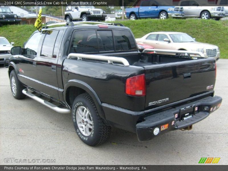 Onyx Black / Graphite 2004 GMC Sonoma SLS Crew Cab 4x4