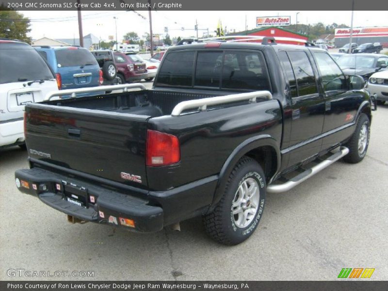 Onyx Black / Graphite 2004 GMC Sonoma SLS Crew Cab 4x4