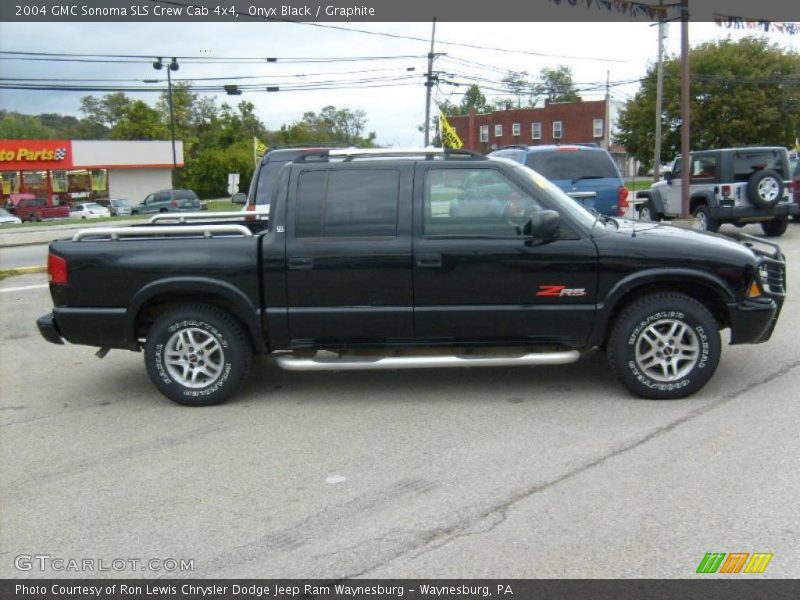 Onyx Black / Graphite 2004 GMC Sonoma SLS Crew Cab 4x4