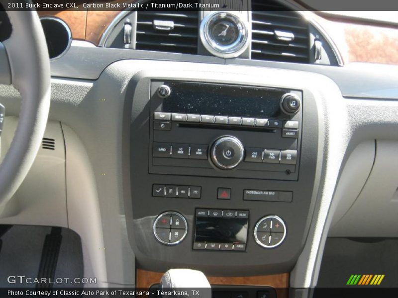 Carbon Black Metallic / Titanium/Dark Titanium 2011 Buick Enclave CXL