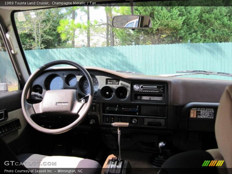 Champagne Metallic / Tan 1989 Toyota Land Cruiser