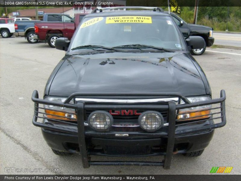 Onyx Black / Graphite 2004 GMC Sonoma SLS Crew Cab 4x4