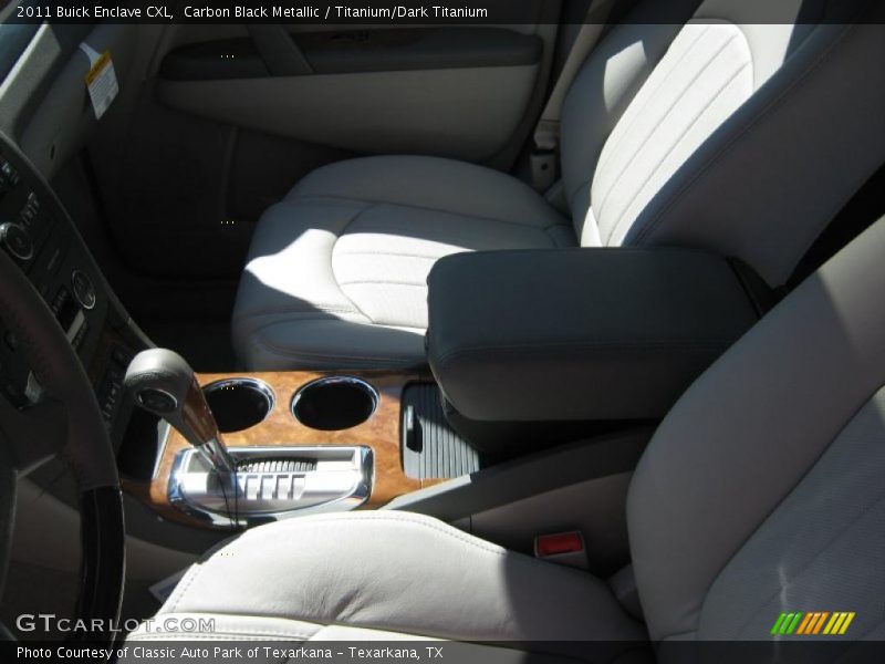 Carbon Black Metallic / Titanium/Dark Titanium 2011 Buick Enclave CXL