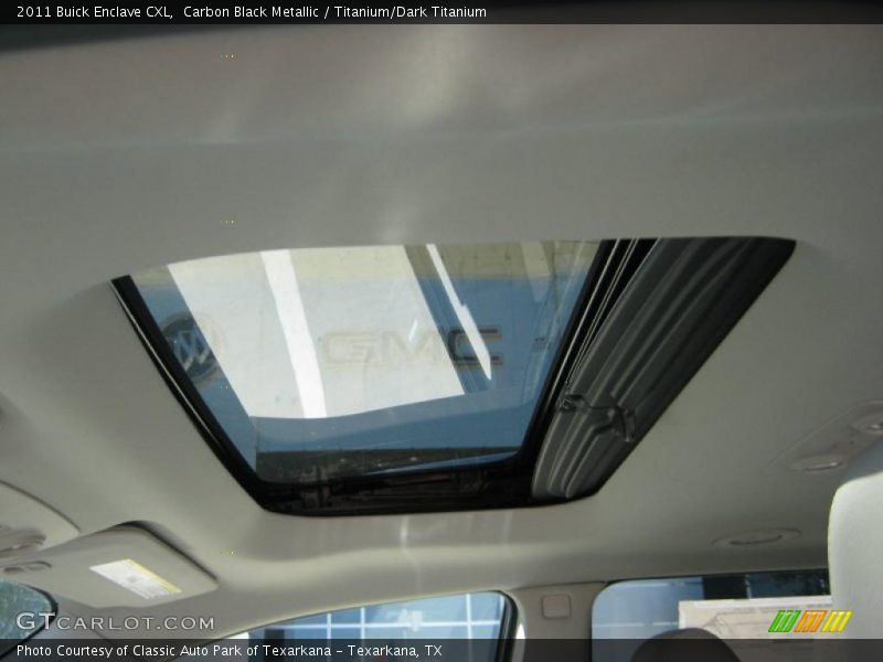 Carbon Black Metallic / Titanium/Dark Titanium 2011 Buick Enclave CXL