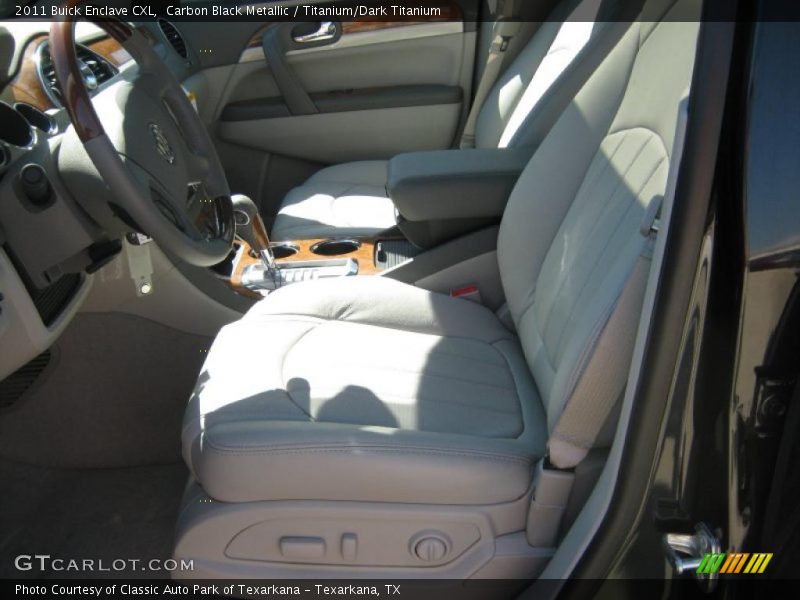 Carbon Black Metallic / Titanium/Dark Titanium 2011 Buick Enclave CXL