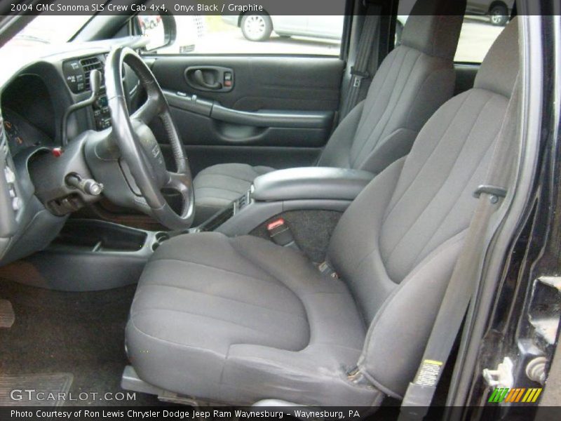 Onyx Black / Graphite 2004 GMC Sonoma SLS Crew Cab 4x4