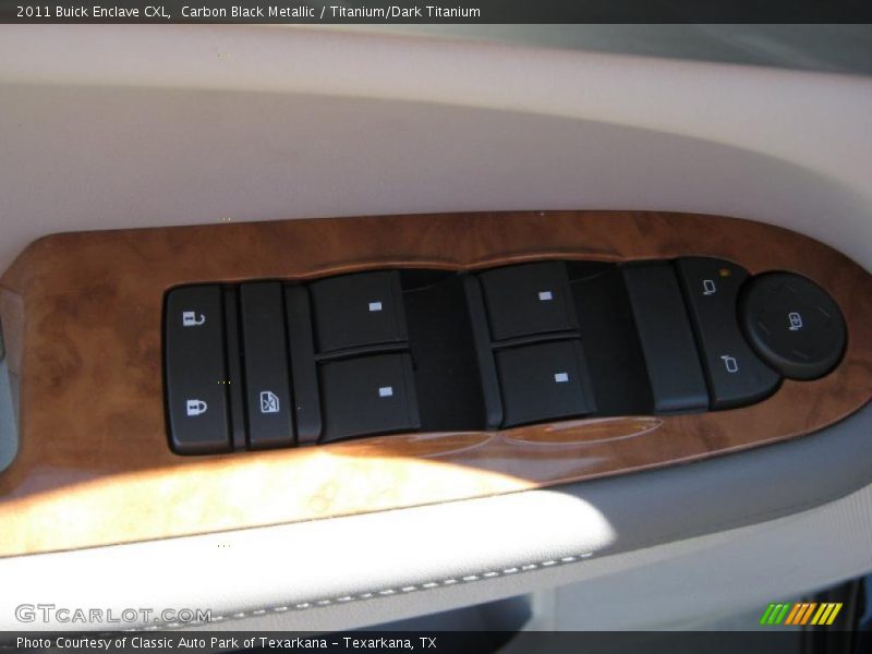 Carbon Black Metallic / Titanium/Dark Titanium 2011 Buick Enclave CXL