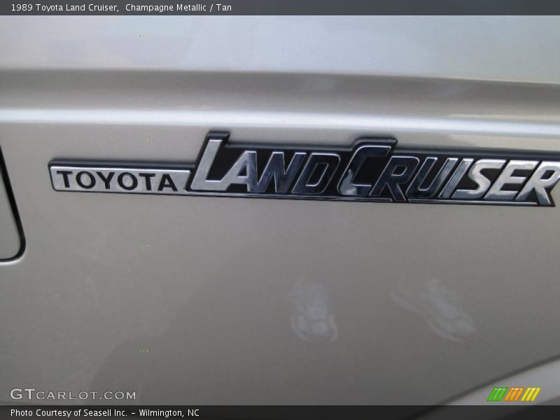 Champagne Metallic / Tan 1989 Toyota Land Cruiser