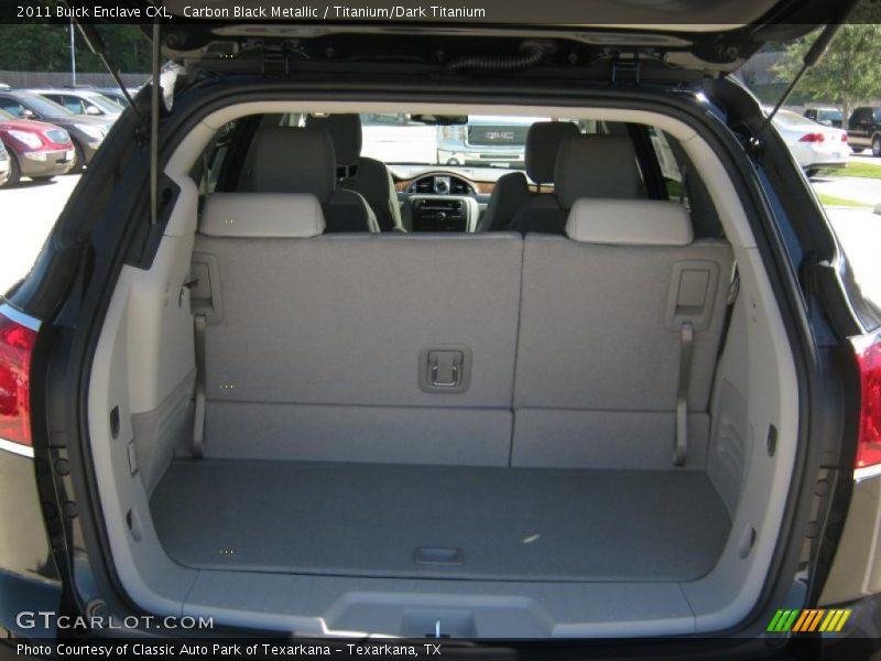 Carbon Black Metallic / Titanium/Dark Titanium 2011 Buick Enclave CXL