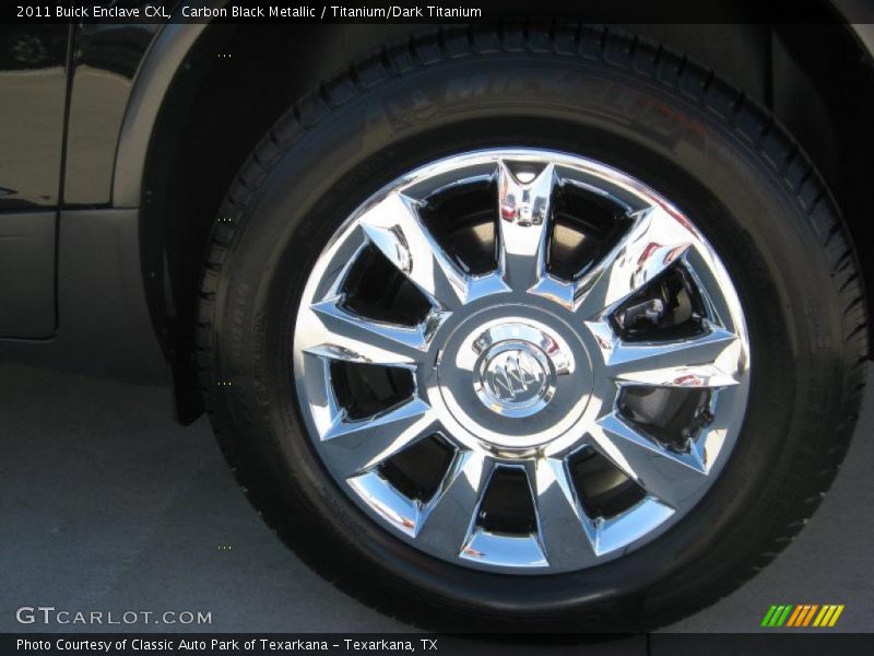 Carbon Black Metallic / Titanium/Dark Titanium 2011 Buick Enclave CXL