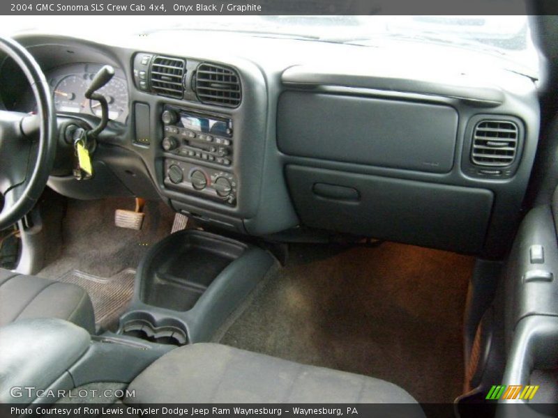 Onyx Black / Graphite 2004 GMC Sonoma SLS Crew Cab 4x4