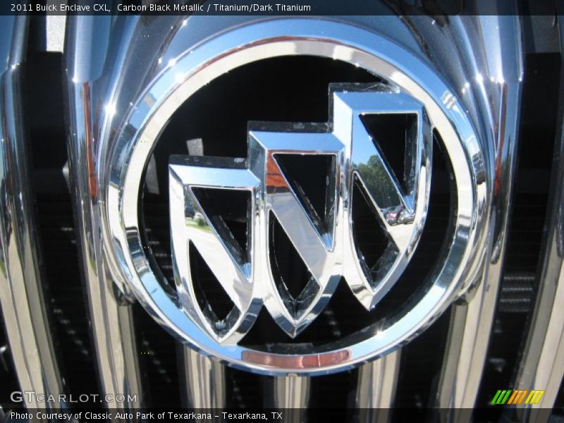 Carbon Black Metallic / Titanium/Dark Titanium 2011 Buick Enclave CXL