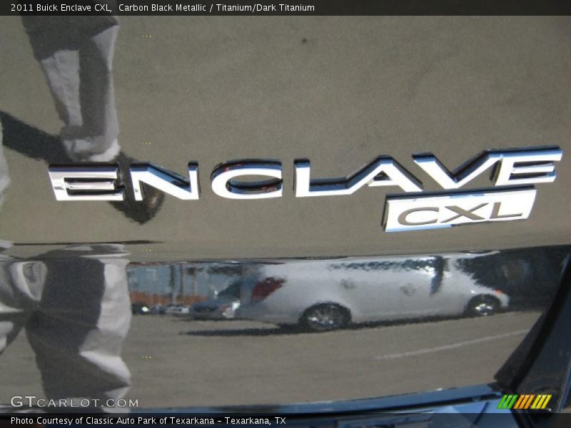 Carbon Black Metallic / Titanium/Dark Titanium 2011 Buick Enclave CXL
