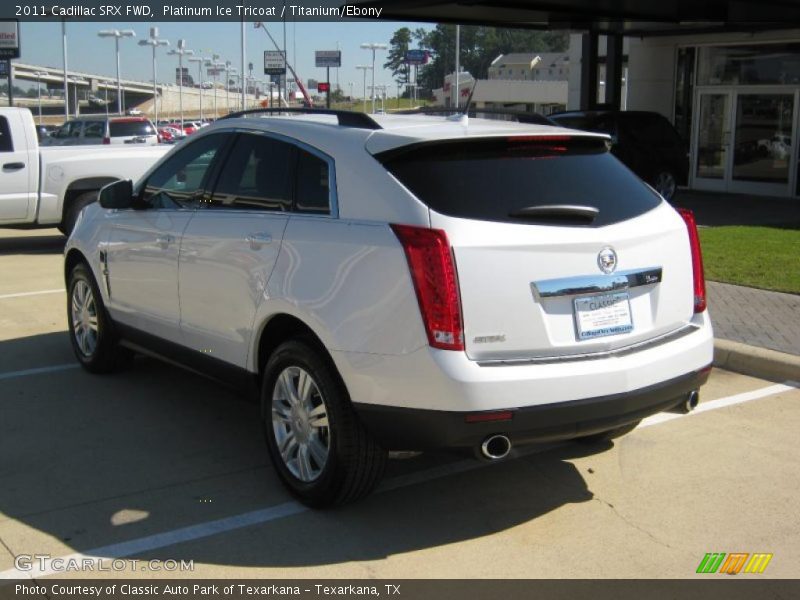 Platinum Ice Tricoat / Titanium/Ebony 2011 Cadillac SRX FWD