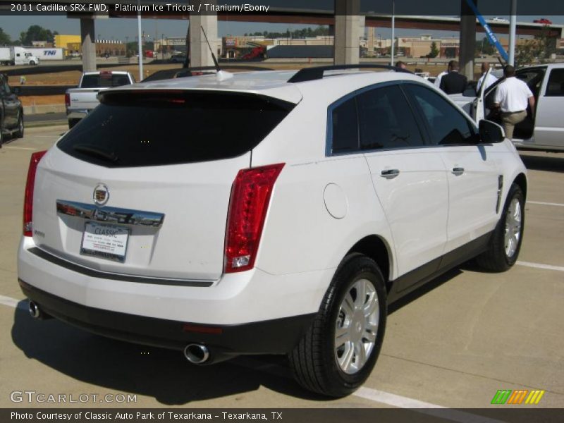 Platinum Ice Tricoat / Titanium/Ebony 2011 Cadillac SRX FWD