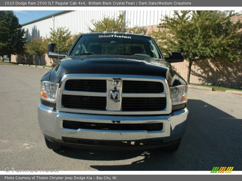 Brilliant Black Crystal Pearl / Dark Slate/Medium Graystone 2010 Dodge Ram 2500 SLT Regular Cab 4x4