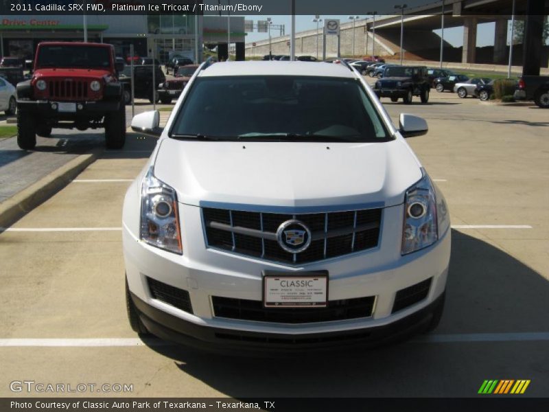 Platinum Ice Tricoat / Titanium/Ebony 2011 Cadillac SRX FWD