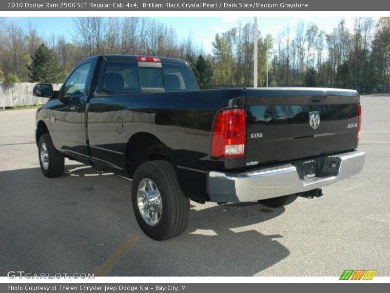 Brilliant Black Crystal Pearl / Dark Slate/Medium Graystone 2010 Dodge Ram 2500 SLT Regular Cab 4x4