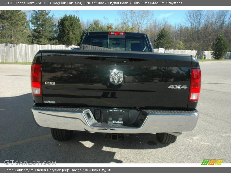 Brilliant Black Crystal Pearl / Dark Slate/Medium Graystone 2010 Dodge Ram 2500 SLT Regular Cab 4x4