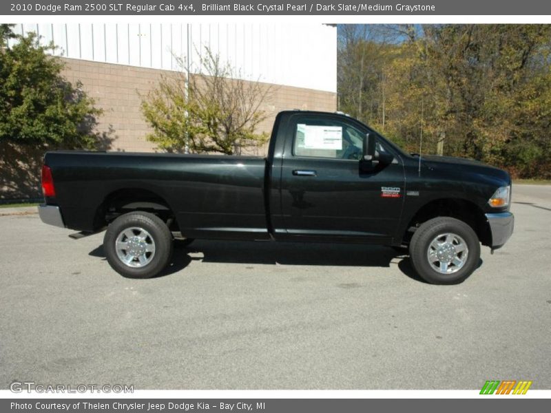 Brilliant Black Crystal Pearl / Dark Slate/Medium Graystone 2010 Dodge Ram 2500 SLT Regular Cab 4x4