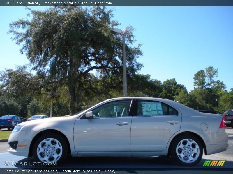 Smokestone Metallic / Medium Light Stone 2010 Ford Fusion SE