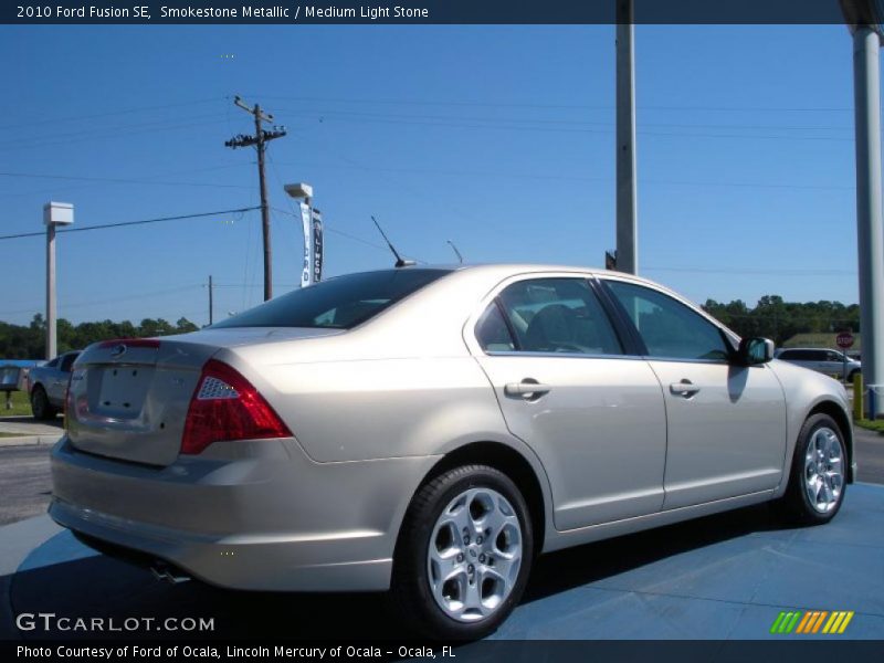 Smokestone Metallic / Medium Light Stone 2010 Ford Fusion SE