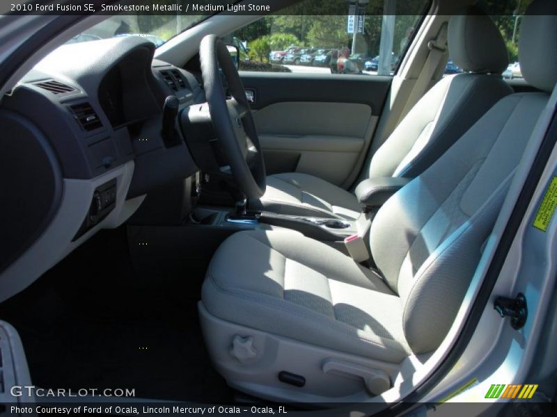 Smokestone Metallic / Medium Light Stone 2010 Ford Fusion SE