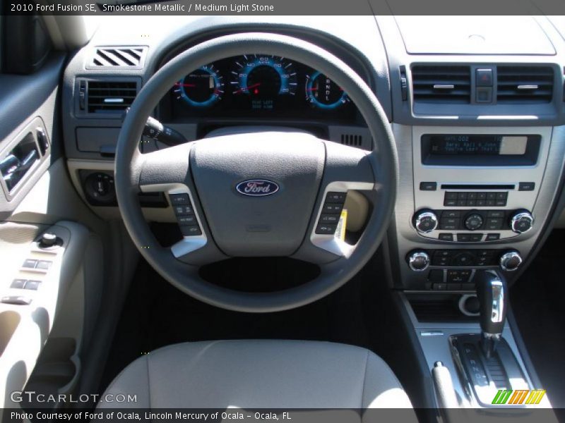 Smokestone Metallic / Medium Light Stone 2010 Ford Fusion SE