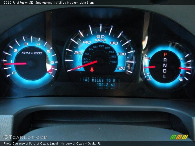 Smokestone Metallic / Medium Light Stone 2010 Ford Fusion SE