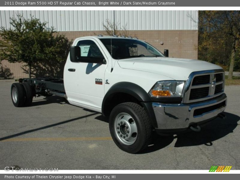 Bright White / Dark Slate/Medium Graystone 2011 Dodge Ram 5500 HD ST Regular Cab Chassis
