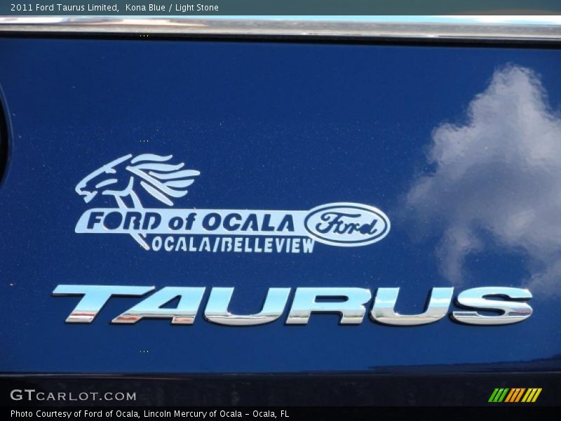 Kona Blue / Light Stone 2011 Ford Taurus Limited