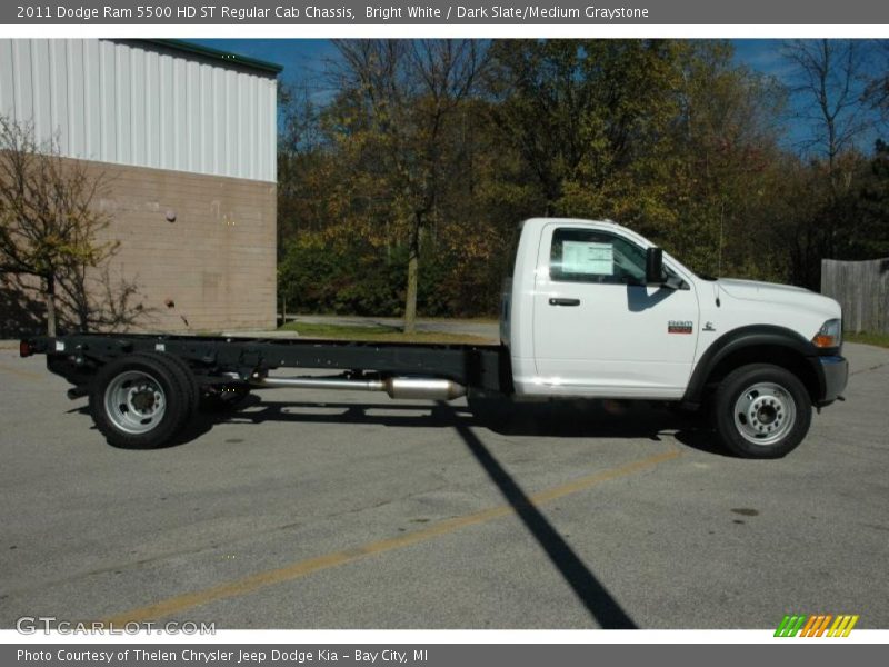 Bright White / Dark Slate/Medium Graystone 2011 Dodge Ram 5500 HD ST Regular Cab Chassis