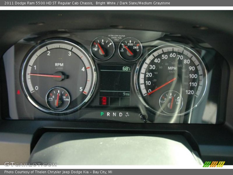 Bright White / Dark Slate/Medium Graystone 2011 Dodge Ram 5500 HD ST Regular Cab Chassis